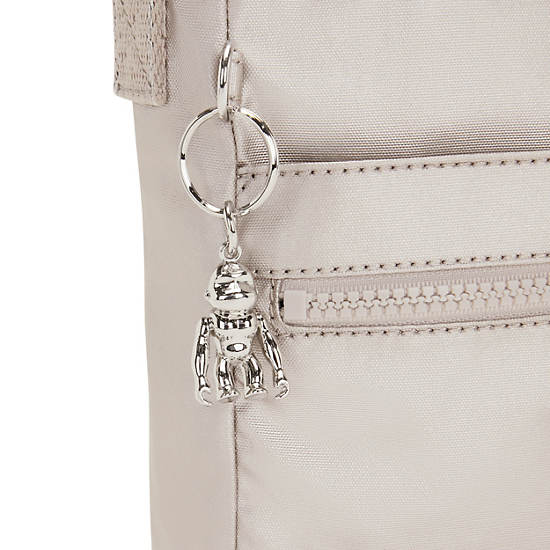 Kipling New Angie Metallic Crossbodytassen Beige | België 2016PJ